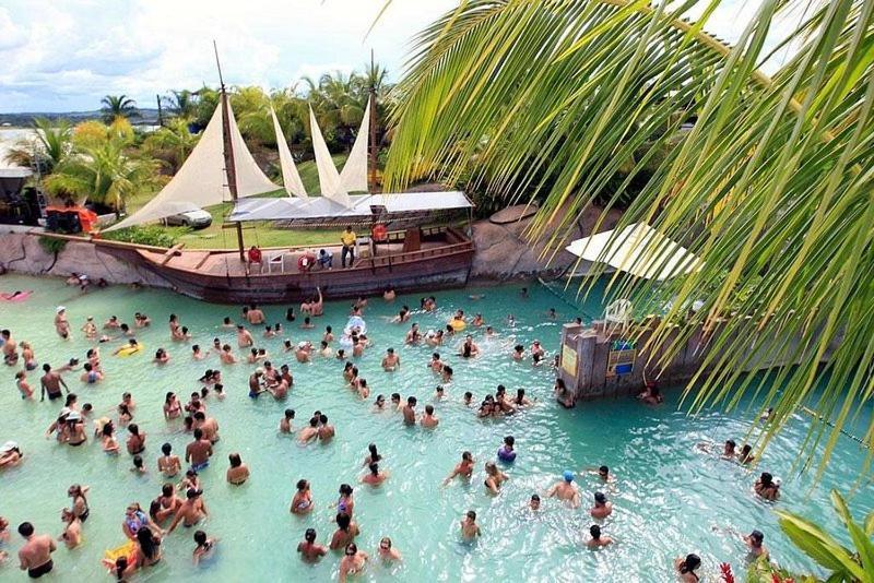 Nautico Flat Com Acesso Ao Clube Nautico Praia- Калдас-Новас Екстер'єр фото